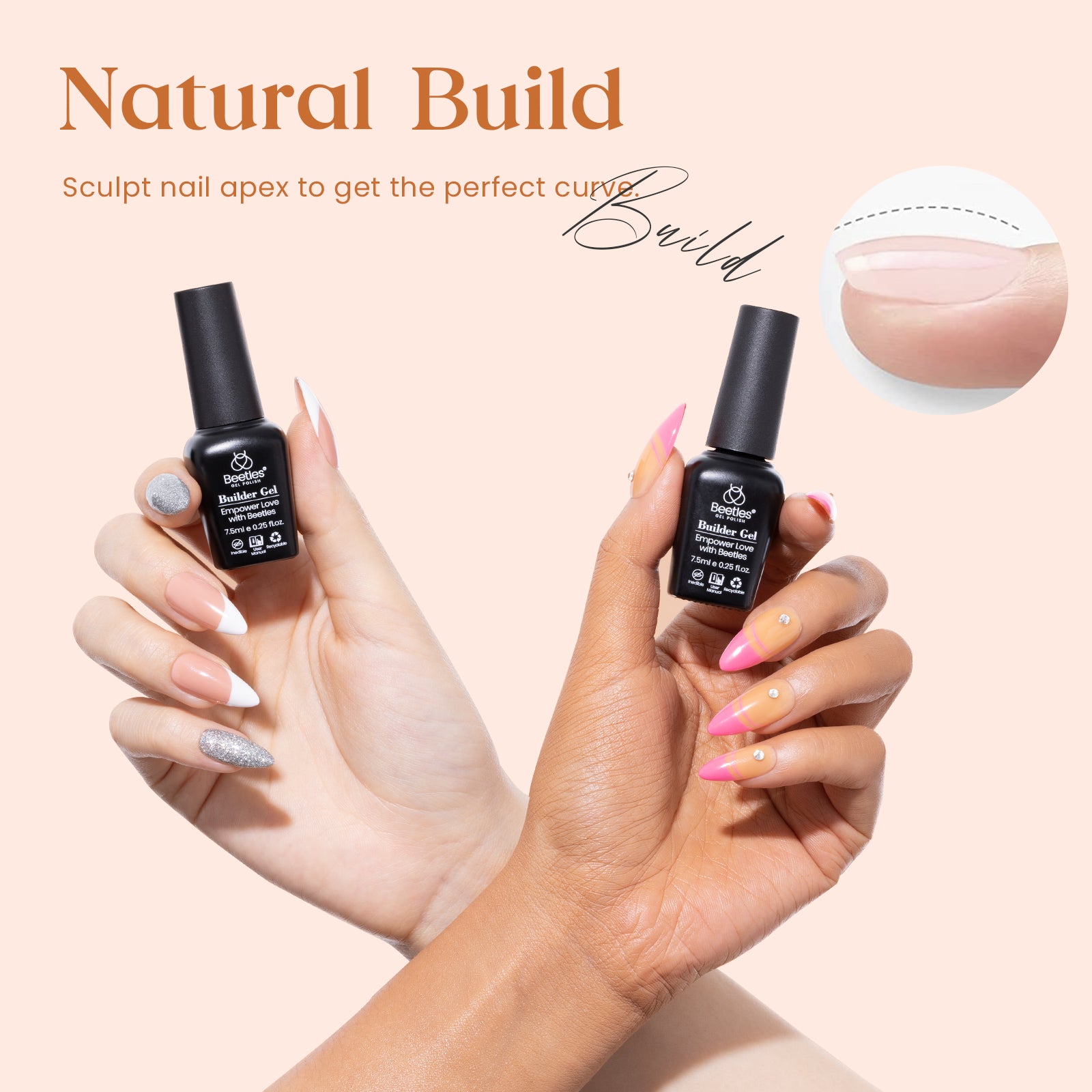 5-in-1 Strengthener Builder Nail Gel 12 Colors Set- 7.5ml/Each - Image 6