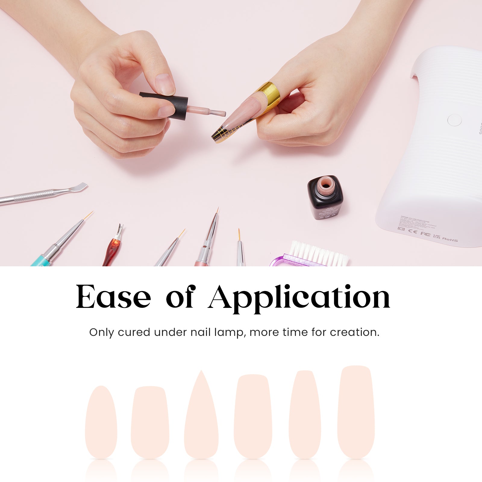 5-in-1 Strengthener Builder Nail Gel 12 Colors Set- 7.5ml/Each - Image 5