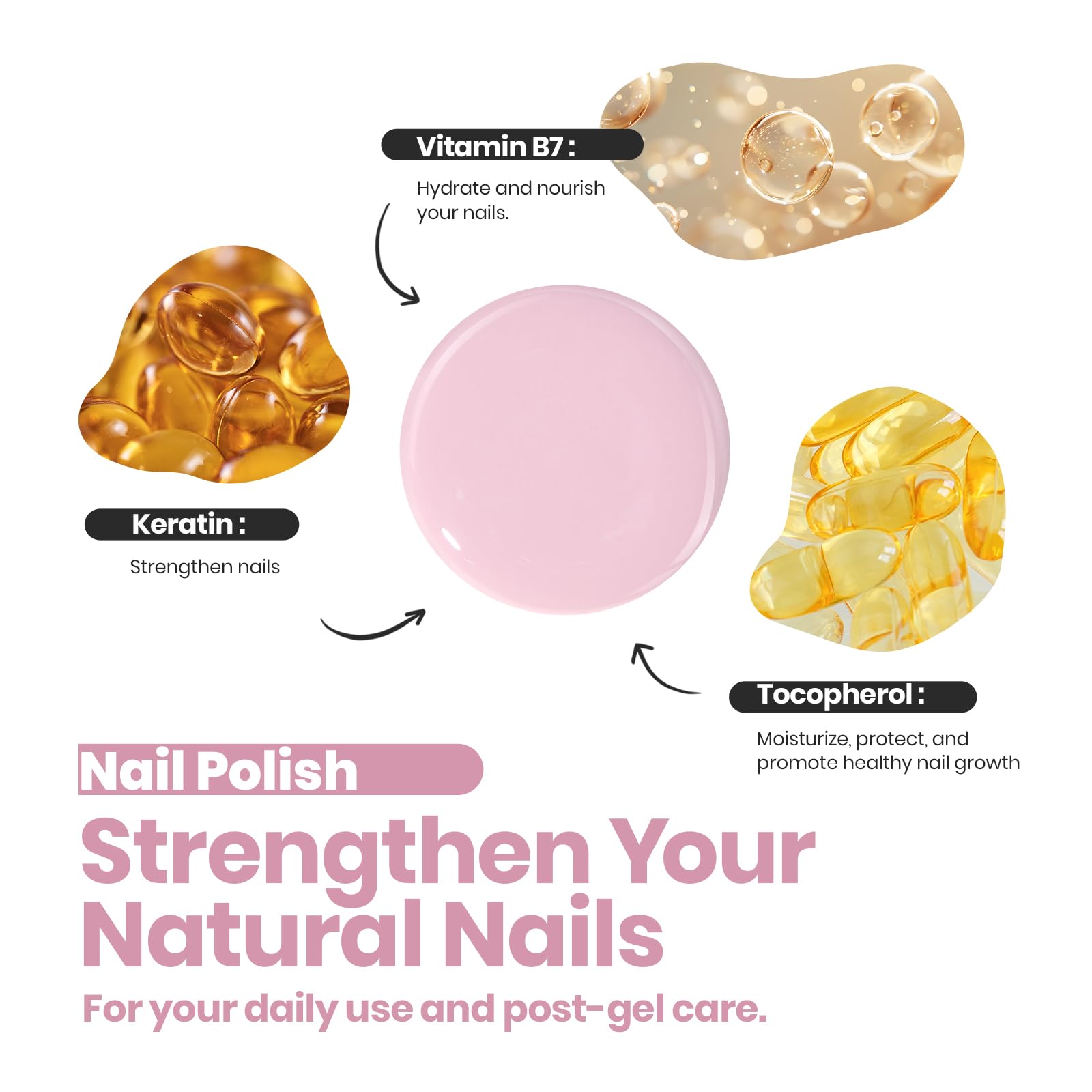 Ballet Slipper | Matching Gel Polish + Nail Polish(each 15ml) - Image 2